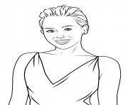 Printable miley cyrus celebrity coloring pages