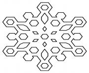 Printable Diamond Snowflakes coloring pages