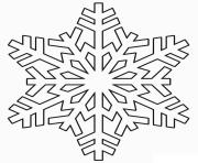 Printable Snowflake realistic winter coloring pages