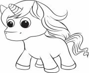 Printable printable unicorn cute coloring pages