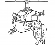 Printable paw patrol skyes helicopter paw patrol coloring pages