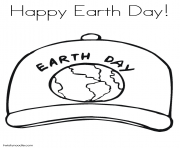 Printable happy earth day coloring pages