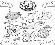 Printable Pikmi Pops coloring pages