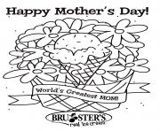 Printable mothers day worlds greatest mom coloring pages