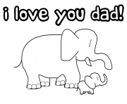 Printable i love you dad coloring pages