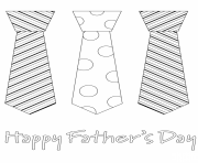 Printable fathers day tie necktie coloring pages