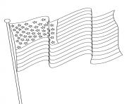 Printable american flag usa 4th july coloring pages