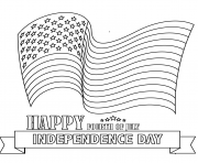 Printable happy fourth of july coloring pages