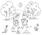Printable Kindergarten Back To School coloring pages