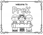 Printable practical back to school for preschool coloring pages