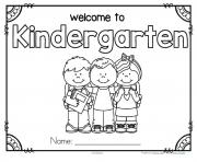 Printable back to school preschool theme activities kindergarten coloring pages