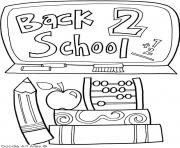 Printable back to school september coloring pages