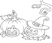 Printable jack o lanterns halloween coloring pages