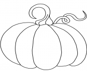 Printable pumpkin halloween easy coloring pages
