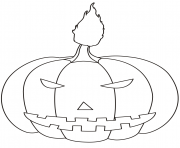 Printable halloween pumpkin halloween coloring pages