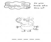 Printable peppa pig do you know this is coloring pages