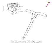 Printable Fortnite Balloon Pickaxe Item coloring pages