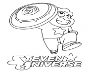 Printable steven universe shield coloring pages