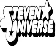 Printable steven universe logo coloring pages