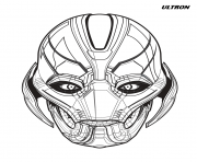 Printable ultron avengers marvel coloring pages