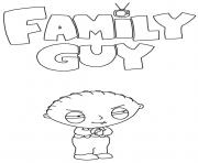 Printable Family Guy Stewie Griffin coloring pages