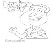 Printable Family Guy Quagmire coloring pages
