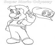 Printable Super Mario Odyssey coloring pages