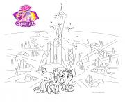 Printable connect the dots crystal empire my little pony coloring pages