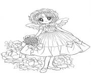 Printable glitter force cute princess wedding paradise coloring pages