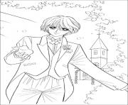 Printable glitter force Happy Paradise Prince coloring pages