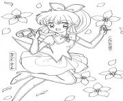 Printable Saint Tail Glitter Force coloring pages