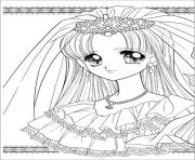 Printable glitter force Happy Paradise Old Fashion coloring pages