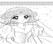 Printable glitter force Happy Paradise for girls coloring pages