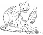 Printable toothless dragon 3 coloring pages