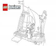 Printable lego juniors the princess play castle coloring pages