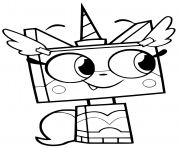 Printable Unikitty in Wonder Woman Costume coloring pages