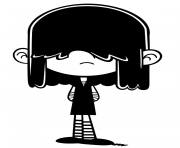 Printable Lucy Loud House coloring pages
