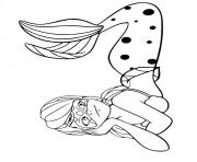 Printable miraculous ladybug mermaid coloring pages