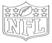 Printable NFL National Football Logo coloring pages