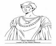 Printable Starwars Space Mon Mothma coloring pages