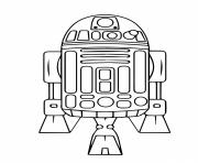 Printable astromech droid r2d2 Star Wars Episode VI Return of the Jedi coloring pages