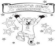 Printable Grandparents Days Chuck Cheese coloring pages
