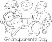 Printable Happy Grandparents Day coloring pages