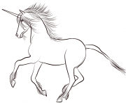 Printable lovely unicorn coloring pages