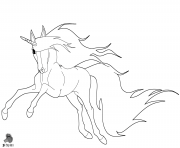 Printable unicorn by purapuss coloring pages