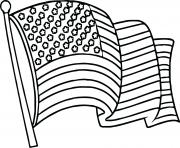 Printable united states flag coloring pages