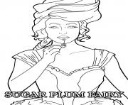 Printable Sugar Plum Fairy The Nutcracker coloring pages