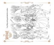 Printable Clara Phillip and the guards battle the tin soldiers coloring pages