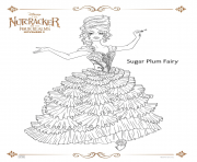 Printable Sugar Plum Fairy coloring pages