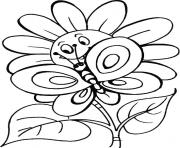 Printable butterfly s with flowers coloring pages